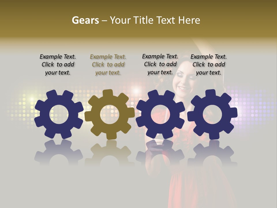 Body Fun Pretty PowerPoint Template