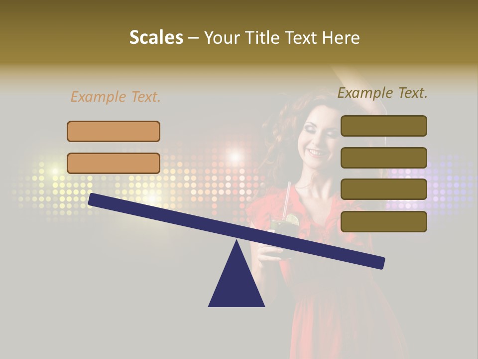 Body Fun Pretty PowerPoint Template