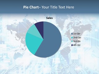 Globe Map Communications PowerPoint Template