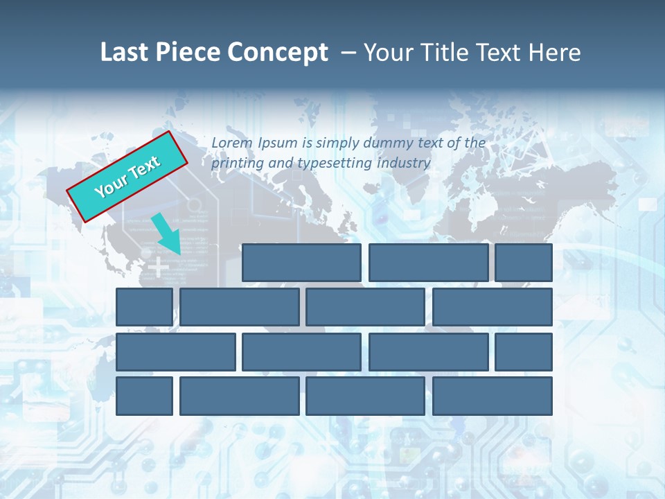 Globe Map Communications PowerPoint Template