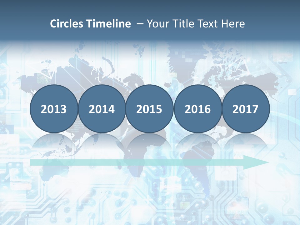 Globe Map Communications PowerPoint Template