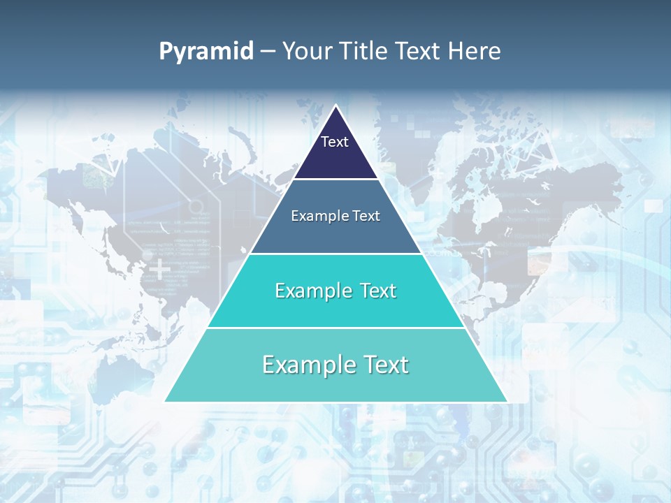 Globe Map Communications PowerPoint Template