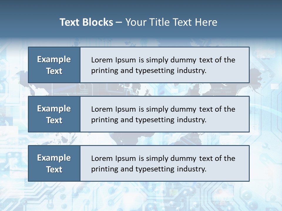 Globe Map Communications PowerPoint Template