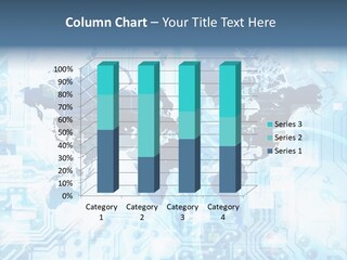 Globe Map Communications PowerPoint Template