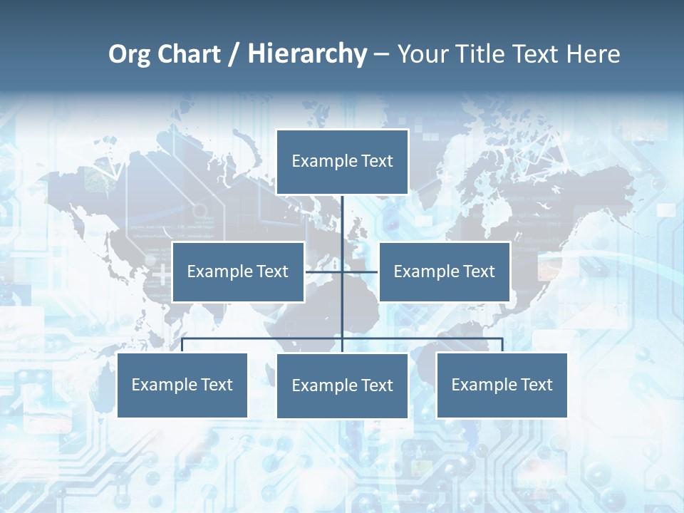 Globe Map Communications PowerPoint Template