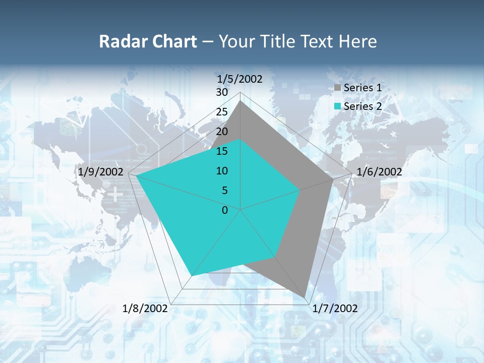 Globe Map Communications PowerPoint Template