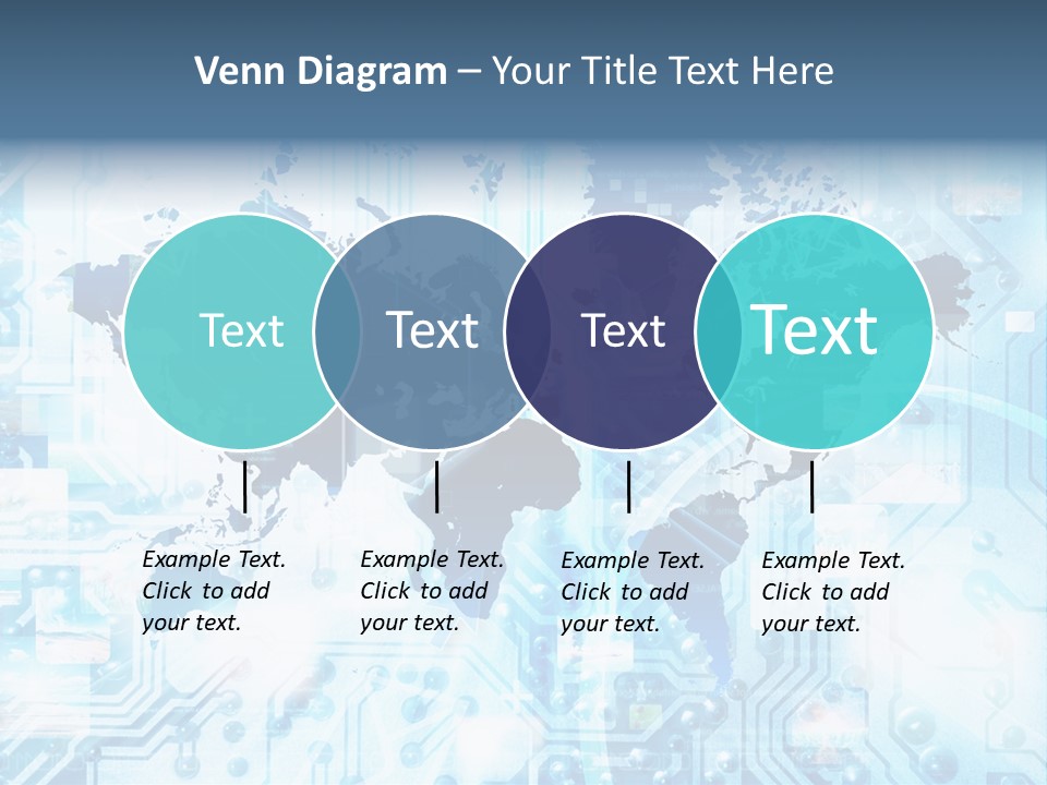 Globe Map Communications PowerPoint Template