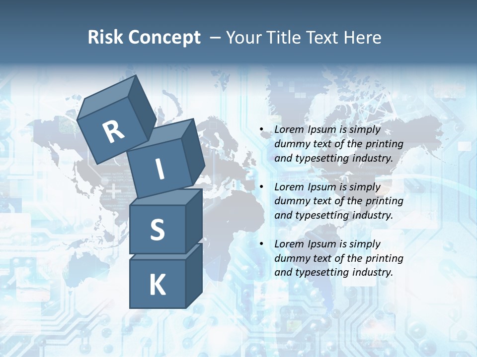 Globe Map Communications PowerPoint Template