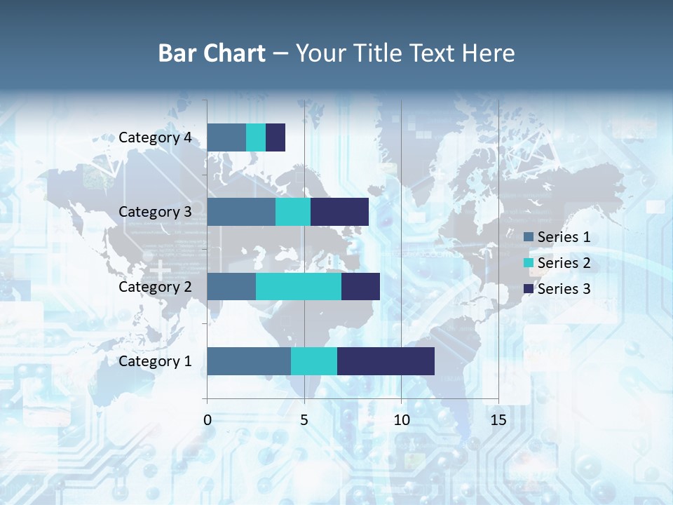 Globe Map Communications PowerPoint Template