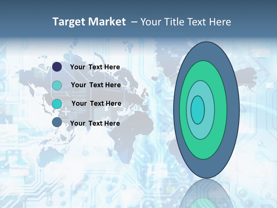Globe Map Communications PowerPoint Template