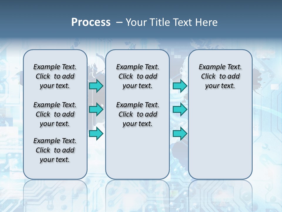 Globe Map Communications PowerPoint Template