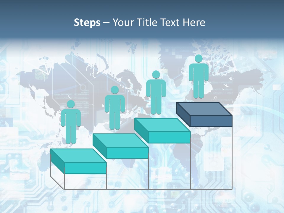Globe Map Communications PowerPoint Template