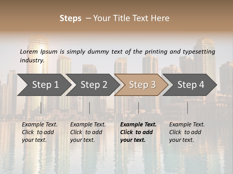 Tourism Construction Futuristic PowerPoint Template