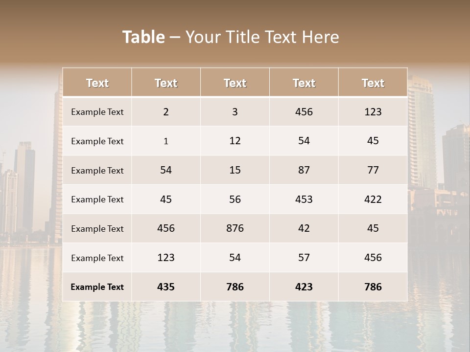 Tourism Construction Futuristic PowerPoint Template