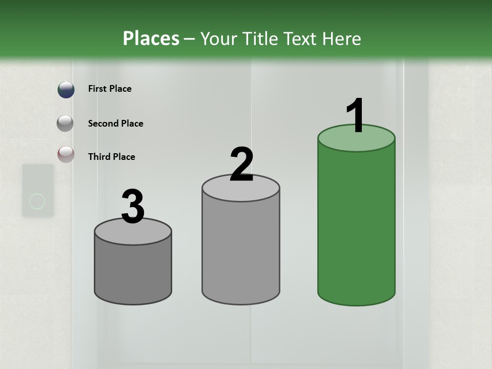 Lift Wait Elevator PowerPoint Template
