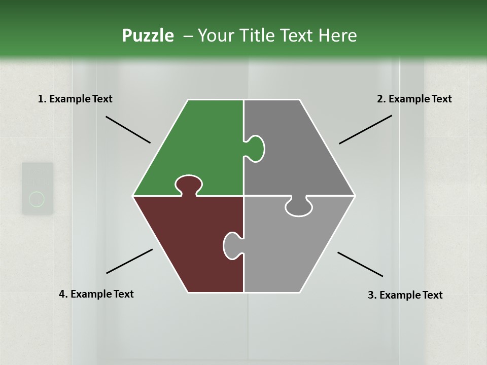 Lift Wait Elevator PowerPoint Template
