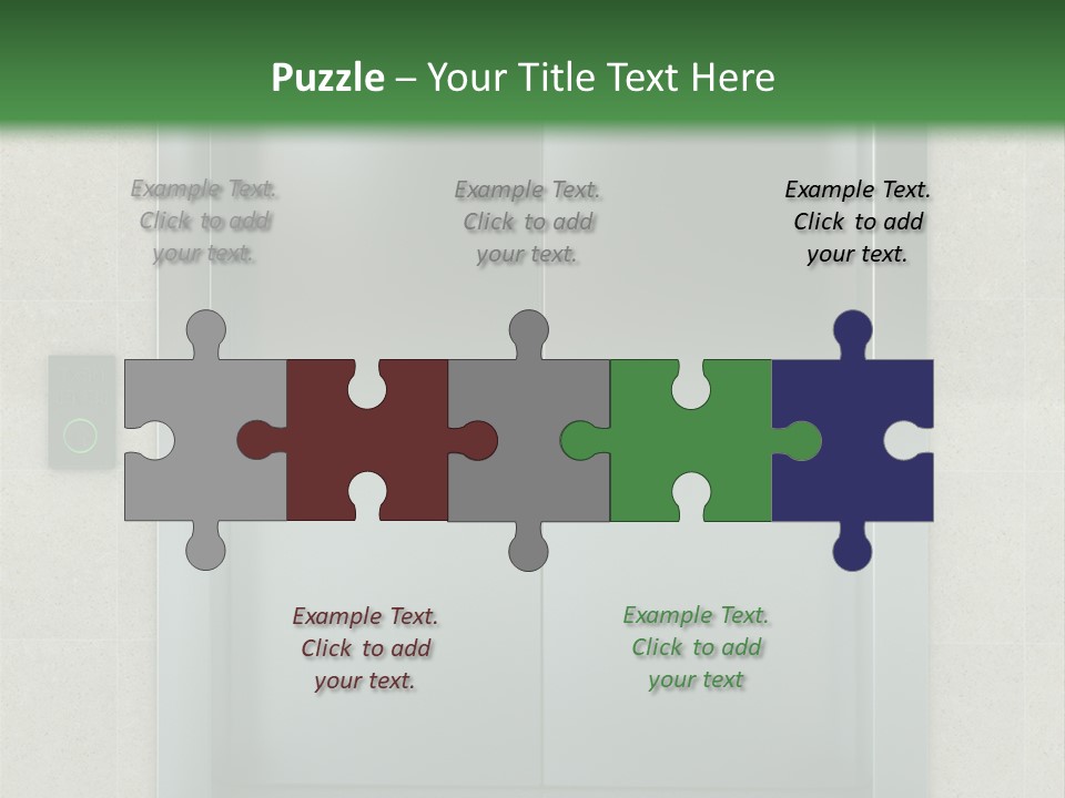 Lift Wait Elevator PowerPoint Template