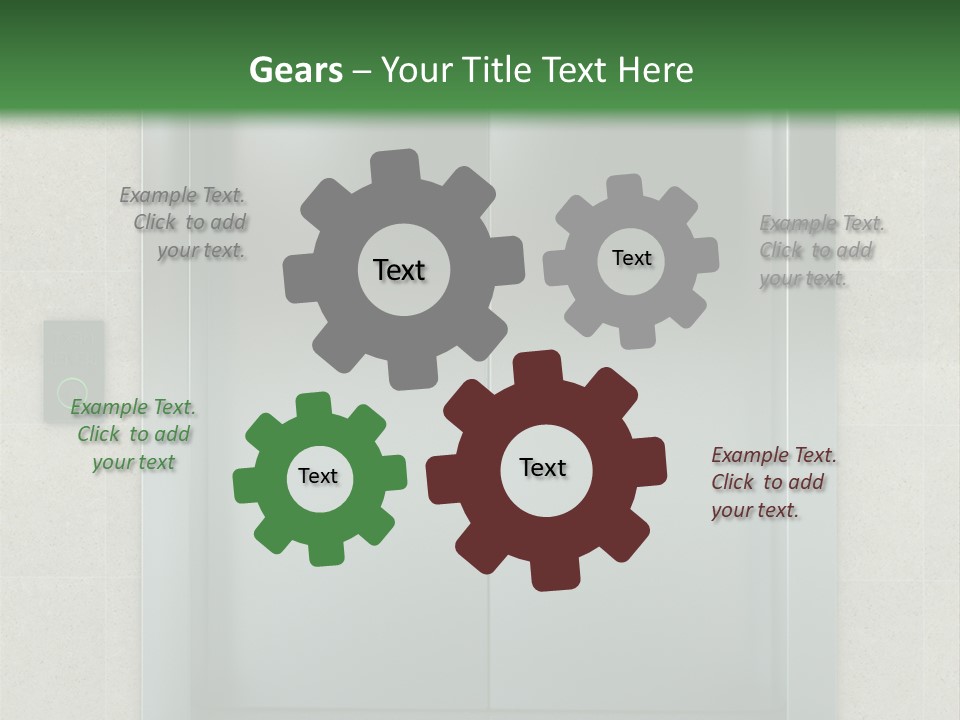 Lift Wait Elevator PowerPoint Template