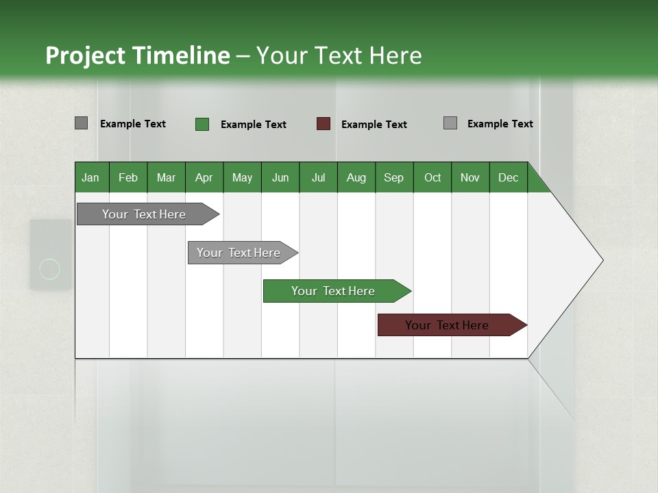 Lift Wait Elevator PowerPoint Template
