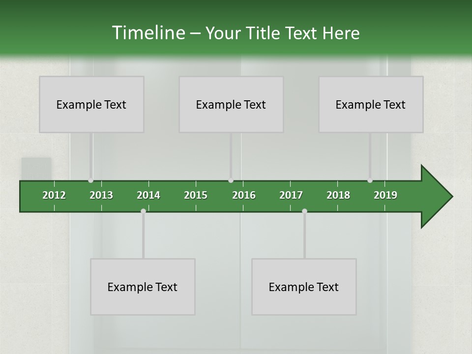 Lift Wait Elevator PowerPoint Template