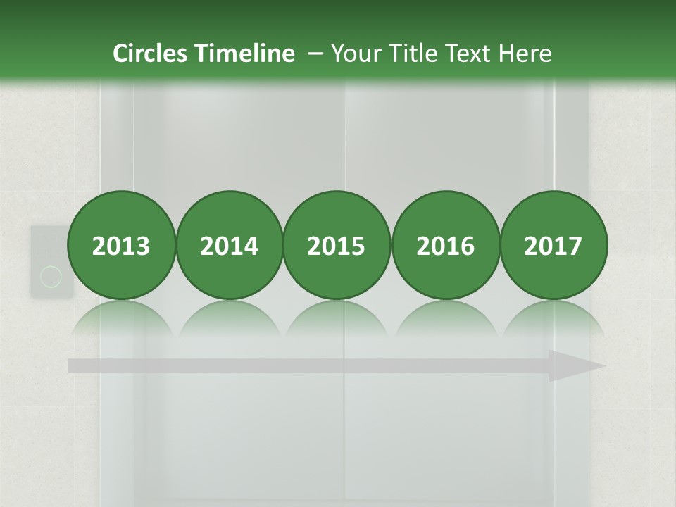 Lift Wait Elevator PowerPoint Template