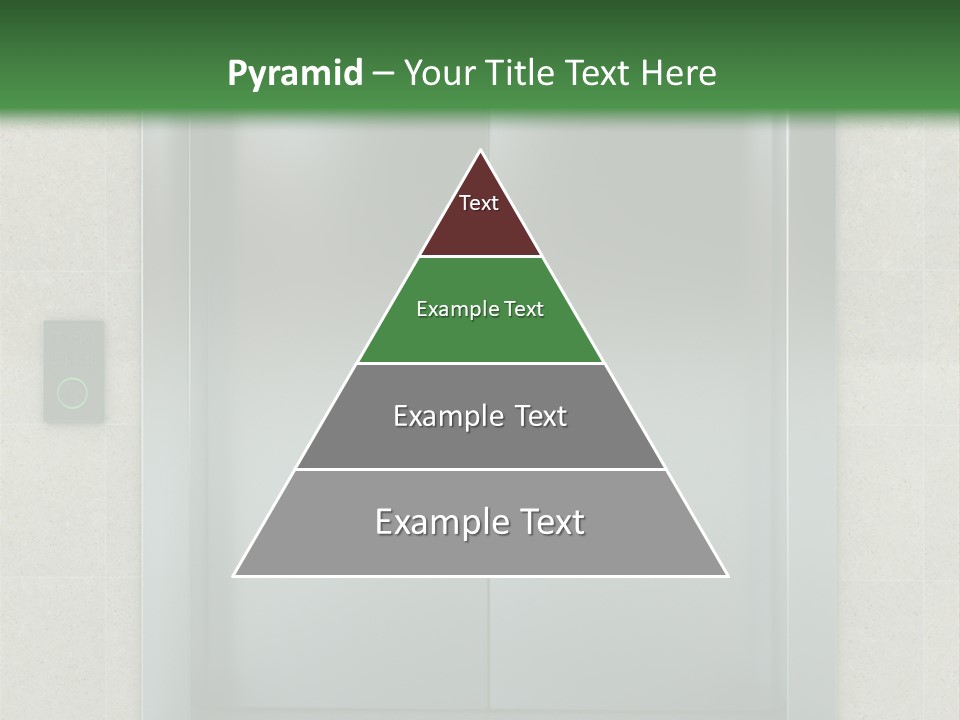 Lift Wait Elevator PowerPoint Template