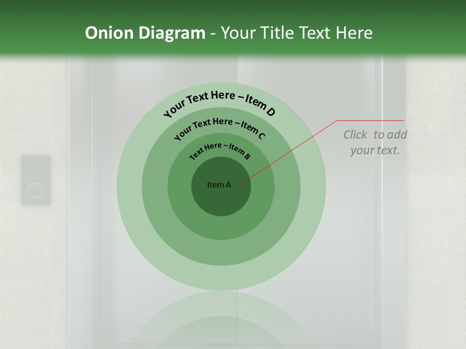 Lift Wait Elevator PowerPoint Template