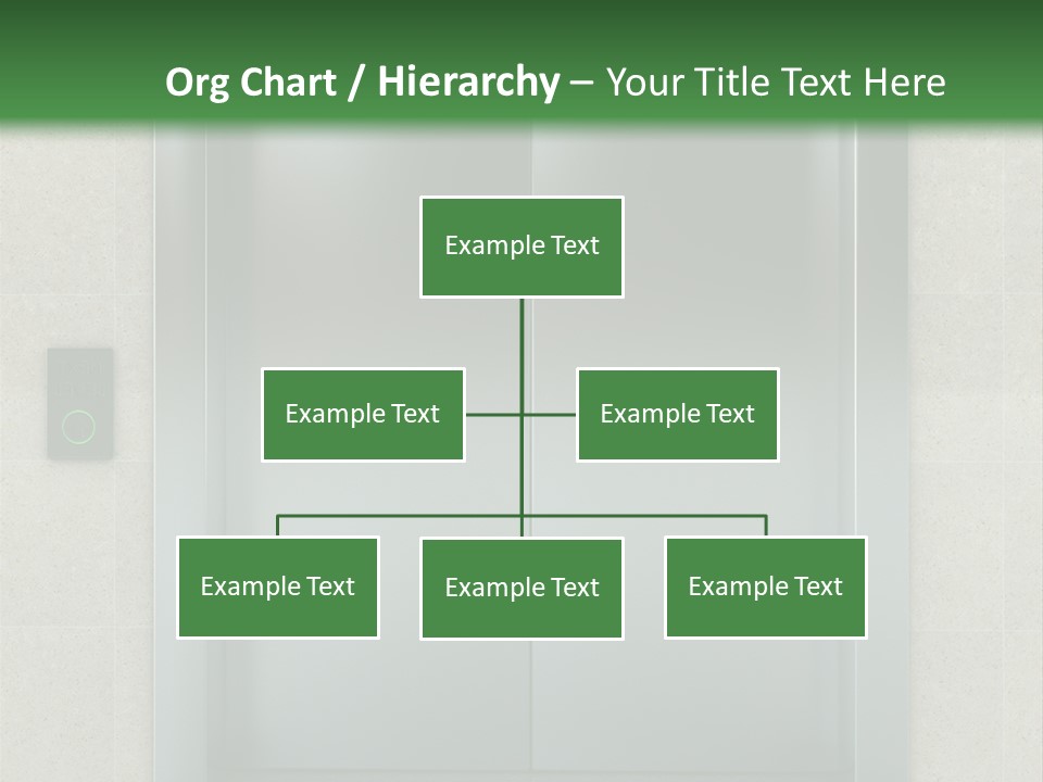 Lift Wait Elevator PowerPoint Template
