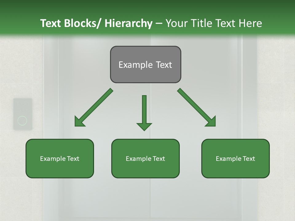 Lift Wait Elevator PowerPoint Template