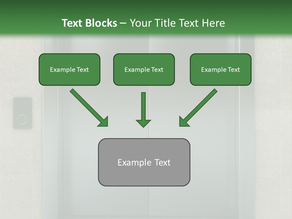 Lift Wait Elevator PowerPoint Template
