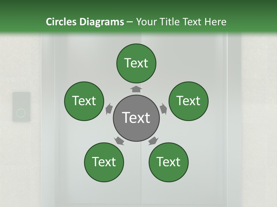 Lift Wait Elevator PowerPoint Template