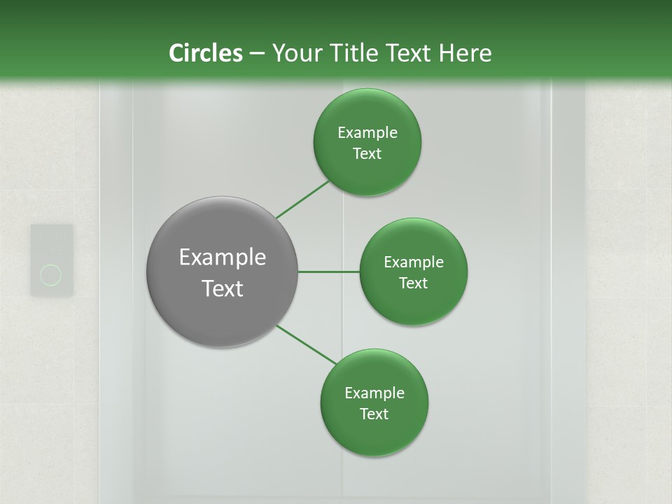 Lift Wait Elevator PowerPoint Template