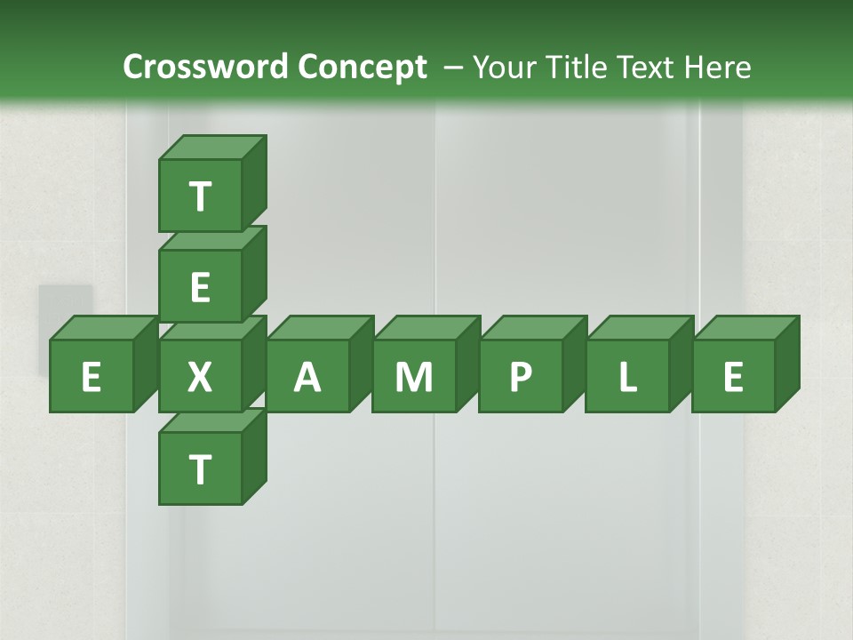 Lift Wait Elevator PowerPoint Template