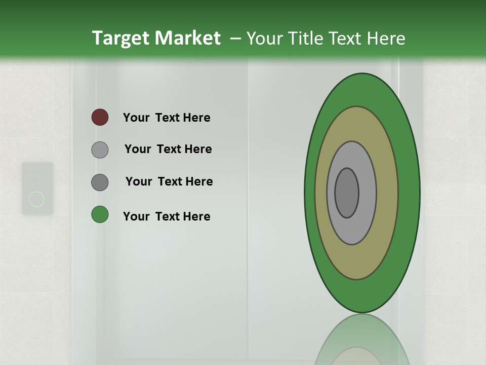 Lift Wait Elevator PowerPoint Template