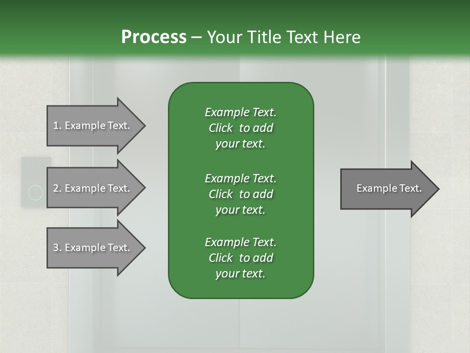 Lift Wait Elevator PowerPoint Template