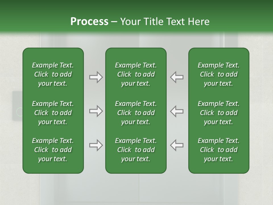 Lift Wait Elevator PowerPoint Template