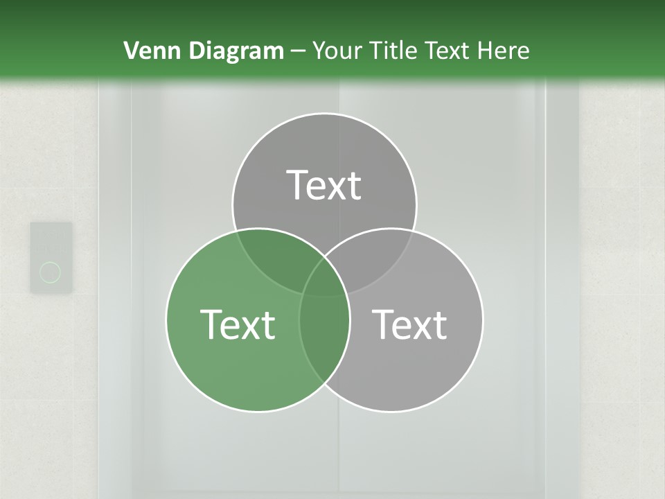 Lift Wait Elevator PowerPoint Template