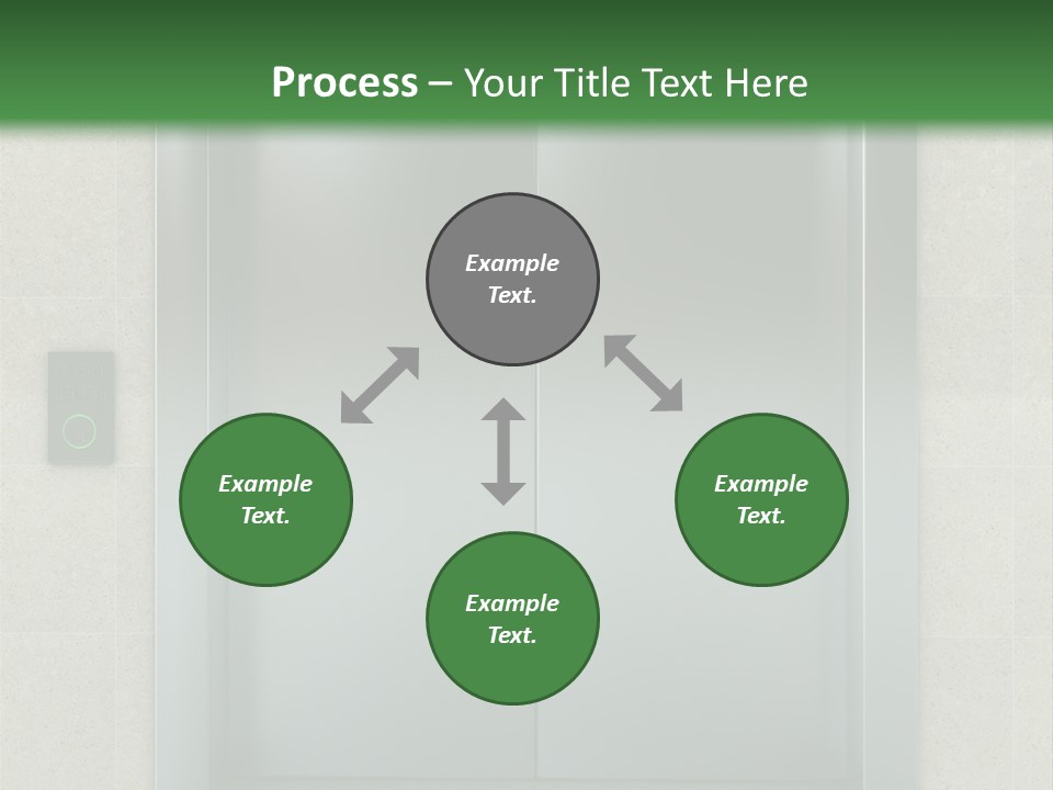 Lift Wait Elevator PowerPoint Template