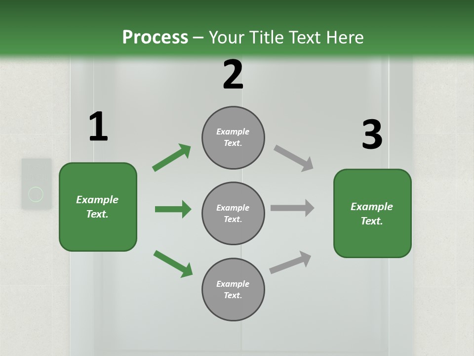 Lift Wait Elevator PowerPoint Template