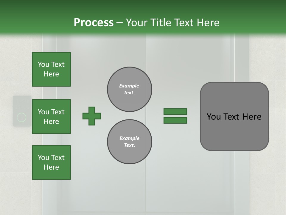 Lift Wait Elevator PowerPoint Template