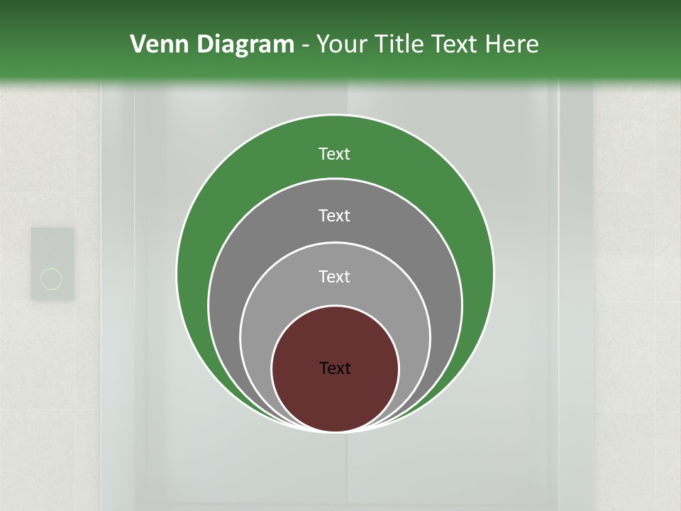 Lift Wait Elevator PowerPoint Template