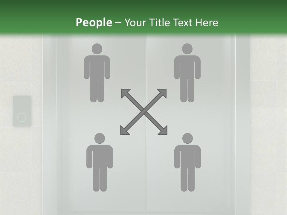 Lift Wait Elevator PowerPoint Template