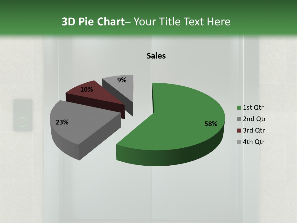 Lift Wait Elevator PowerPoint Template
