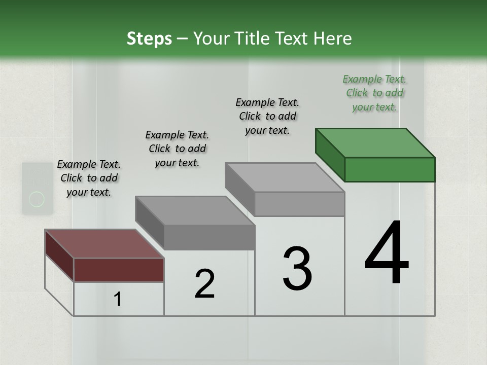 Lift Wait Elevator PowerPoint Template