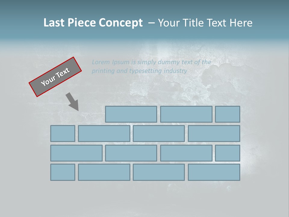 Slum Wall Peeling PowerPoint Template