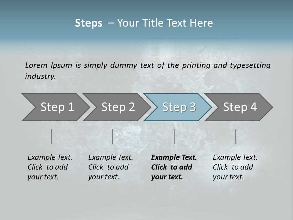 Slum Wall Peeling PowerPoint Template