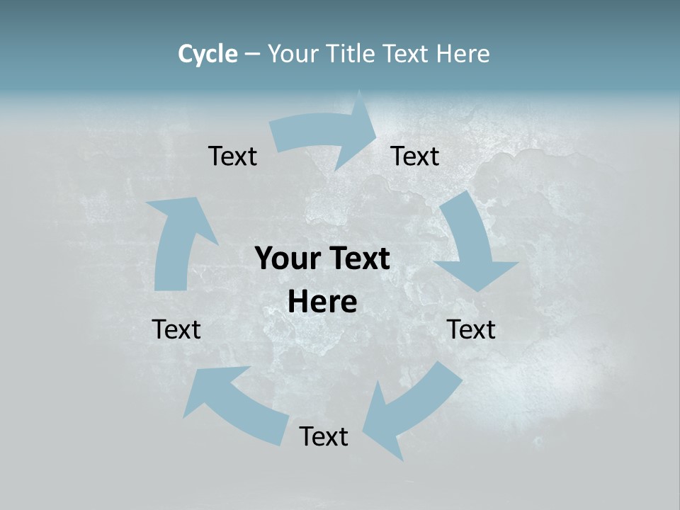 Slum Wall Peeling PowerPoint Template