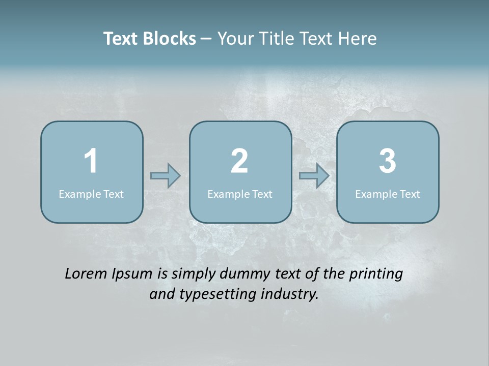 Slum Wall Peeling PowerPoint Template