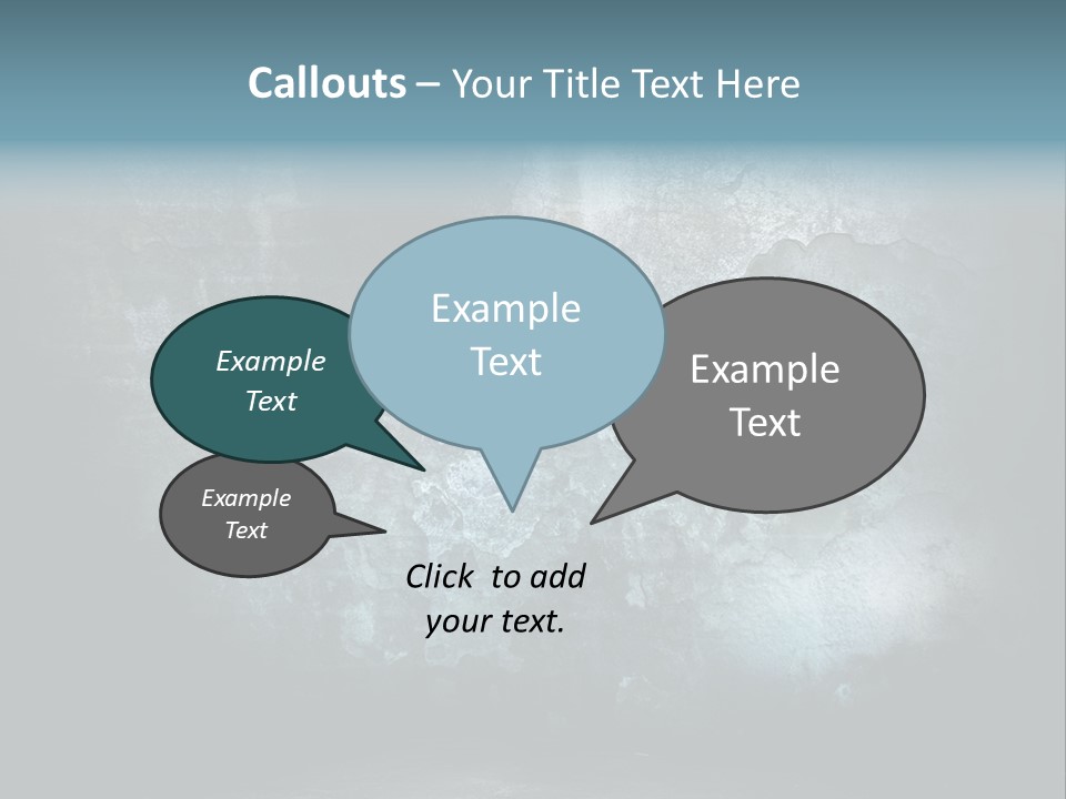 Slum Wall Peeling PowerPoint Template
