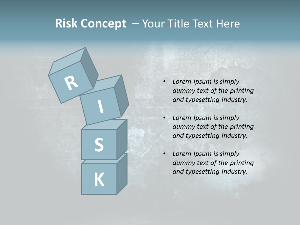 Slum Wall Peeling PowerPoint Template